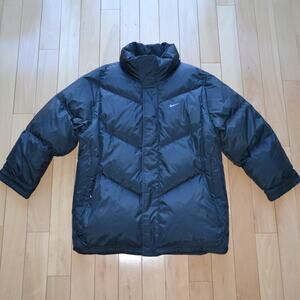 Nike Duck Down Puffer Jacket Black Size M